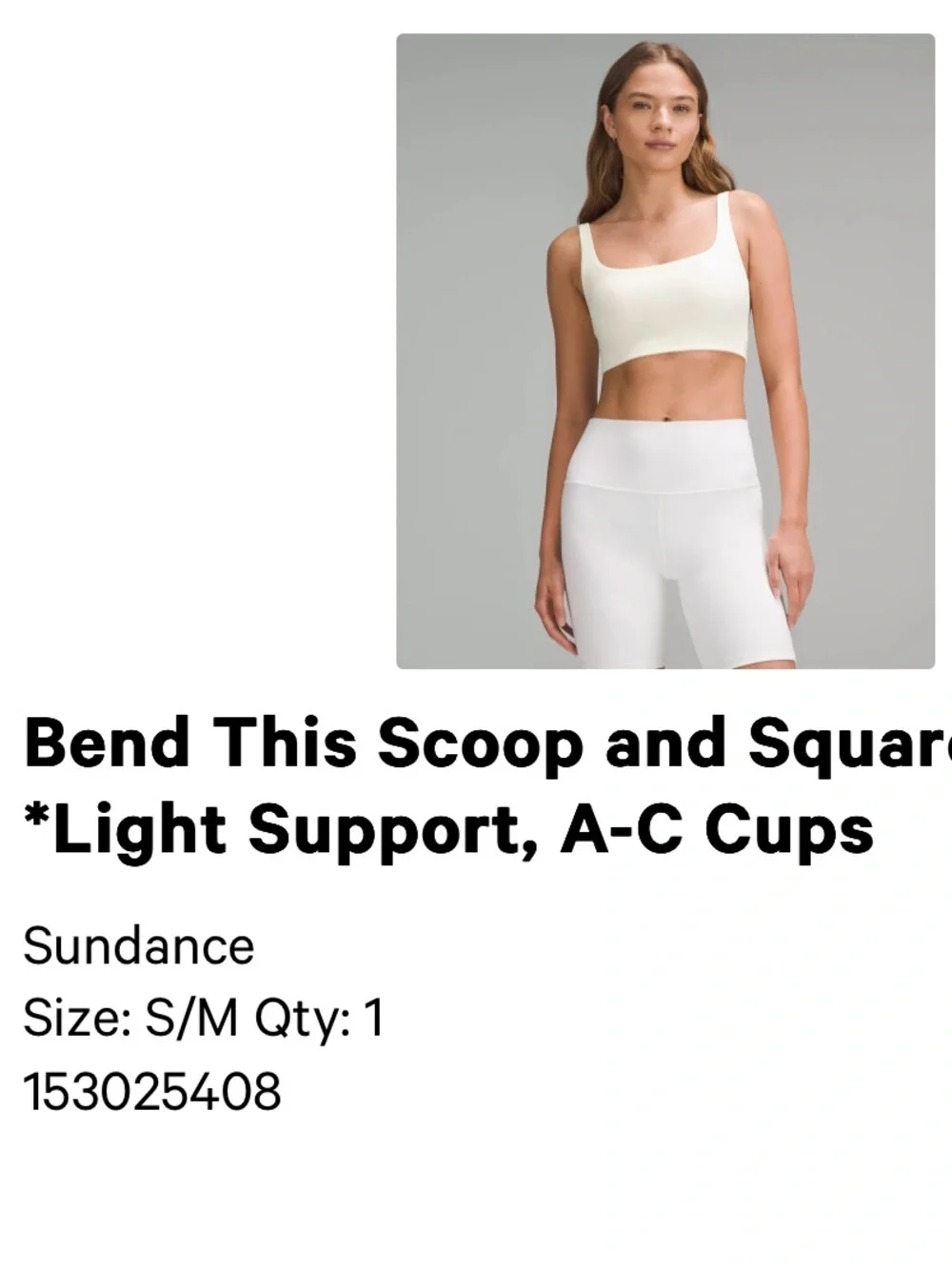 Lululemon Bend This Scoop and Square Bra *Light Support, A-C Cups